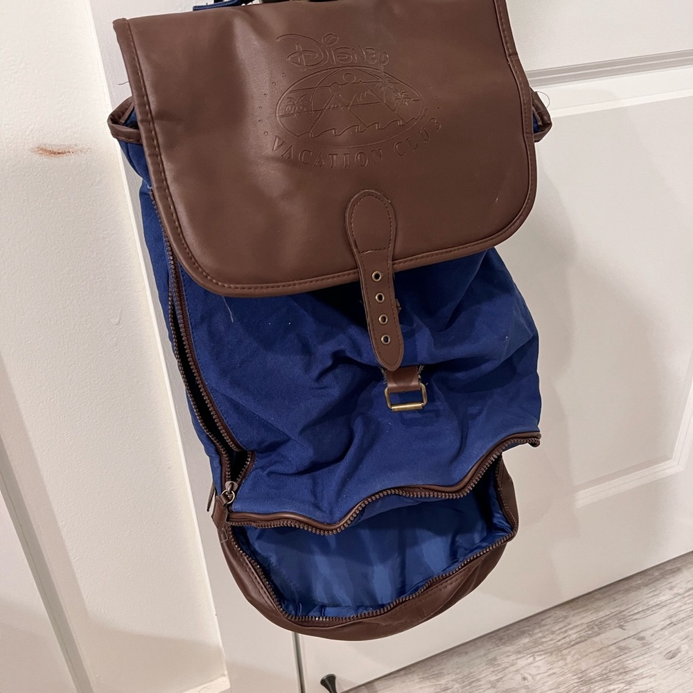 Disney vacation club Blue and Brown Classic Backpack